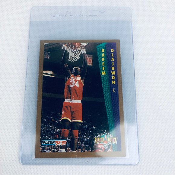 Basketball Cards Hakeem Olajuwon 3 Card Lot - Basketball Hall of Famer - Picture 8 of 9